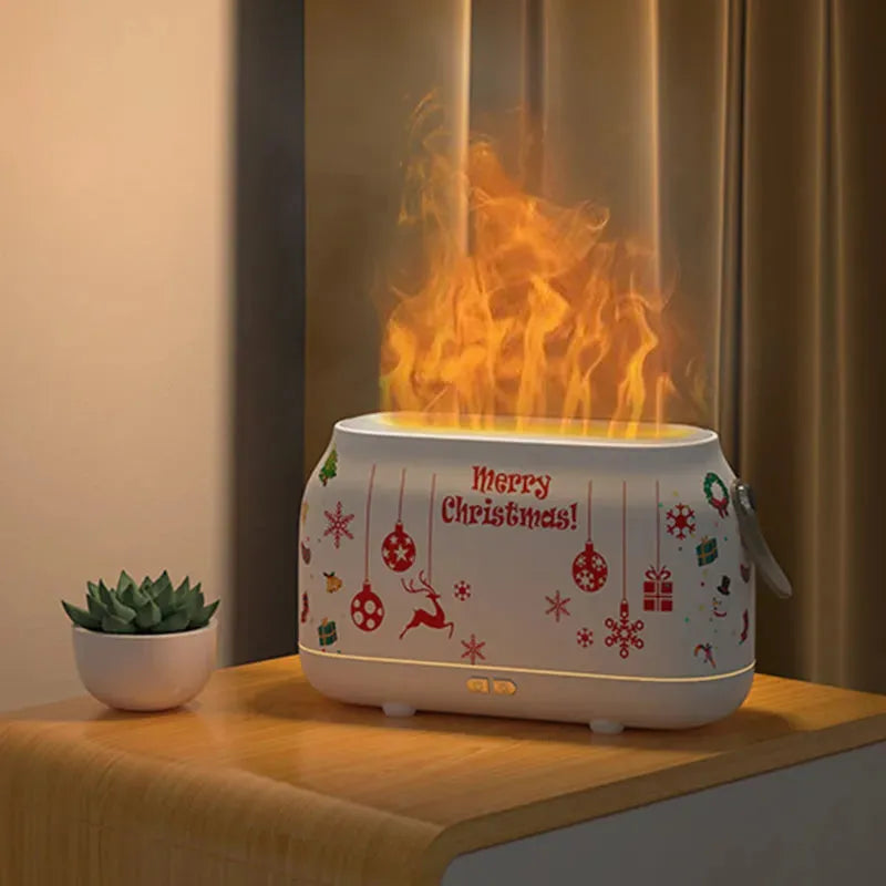 Flame Humidifier 180ml Ultrasonic Fire Aroma Diffuser - Bellarte Enchanté Flame Humidifier 180ml Ultrasonic Fire Aroma Diffuser